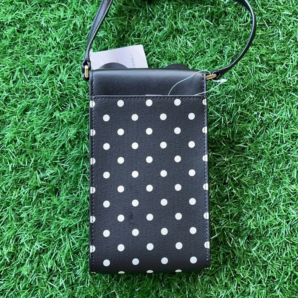 disney x kate spade new york minnie mouse north south flap phone crossbody